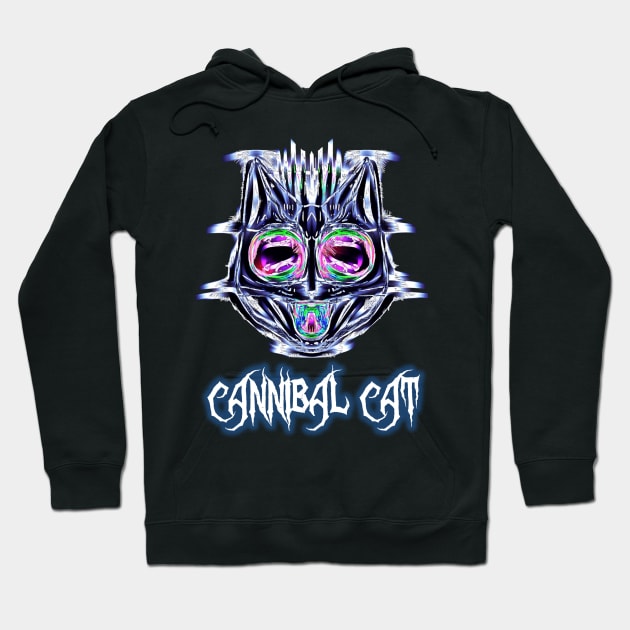 Cannibal Cat Static Attack Hoodie by 2ndEnd